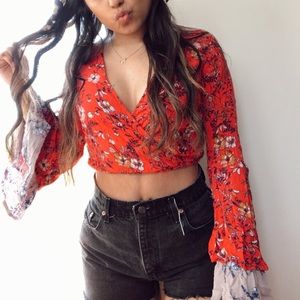 Floral festival top